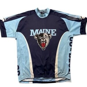 University of Maine Half Zip Cycling Jersey –Men's XXL